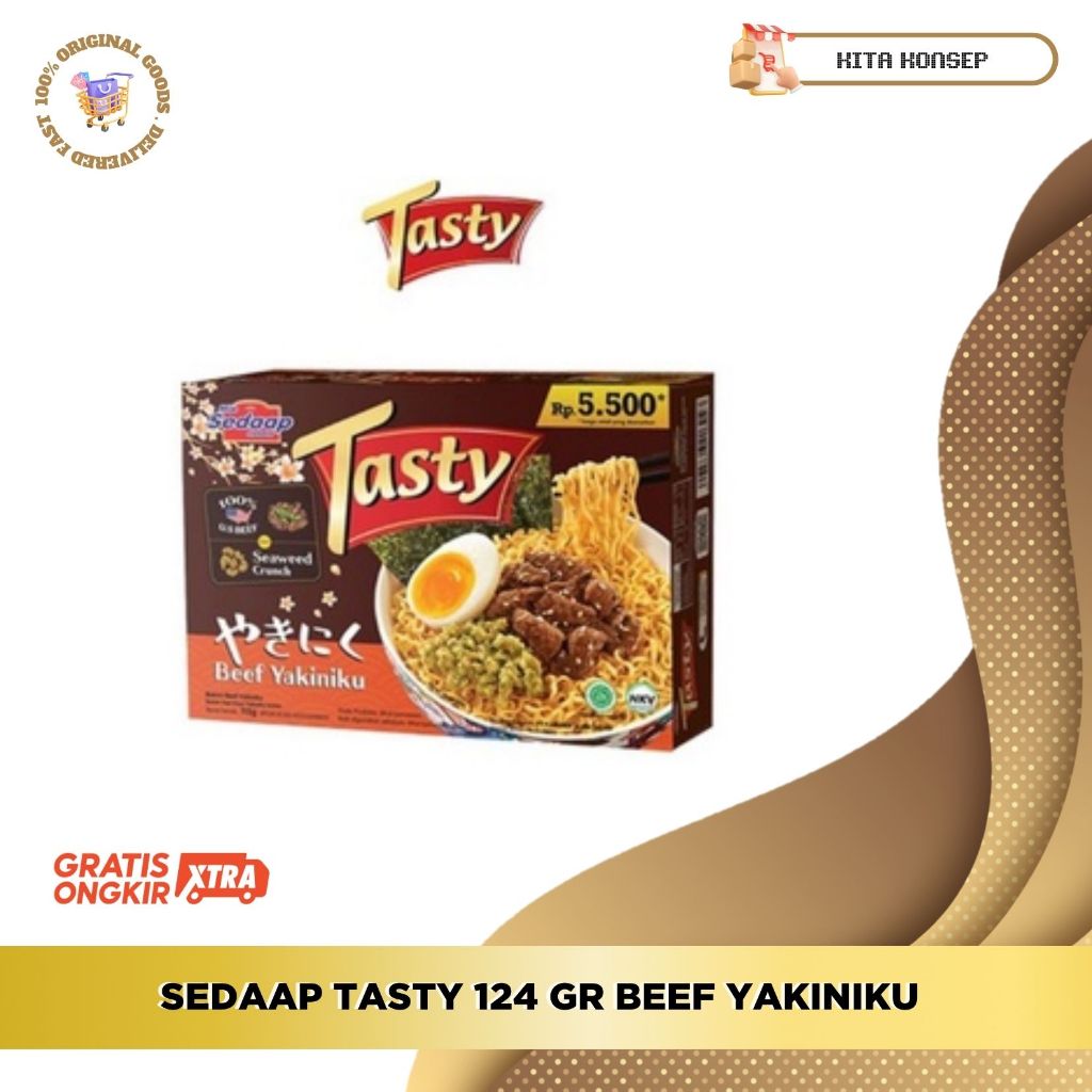 

SEDAAP TASTY 124 GR BEEF YAKINIKU CHICKEN TERIYAKI