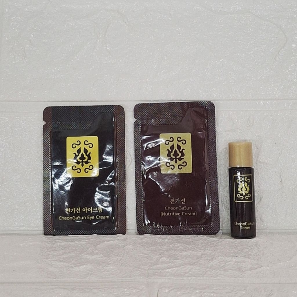 Jutanhak Sansim CheonGaSun Toner / Emulsion / Eye Cream / Nutritive Cream/Krim Malam Premium Korea (