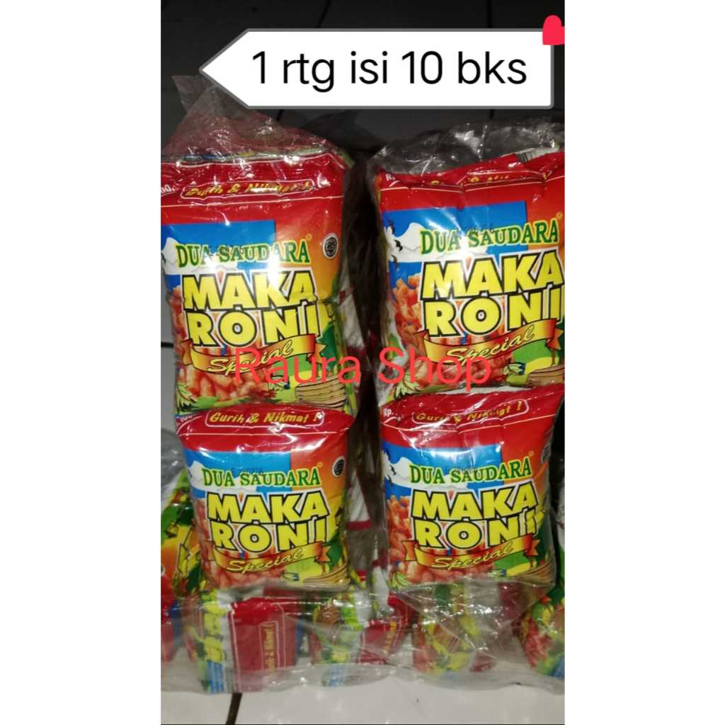 

makaroni special dua saudara,,(1 renteng isi 10 pcs X 15gram)