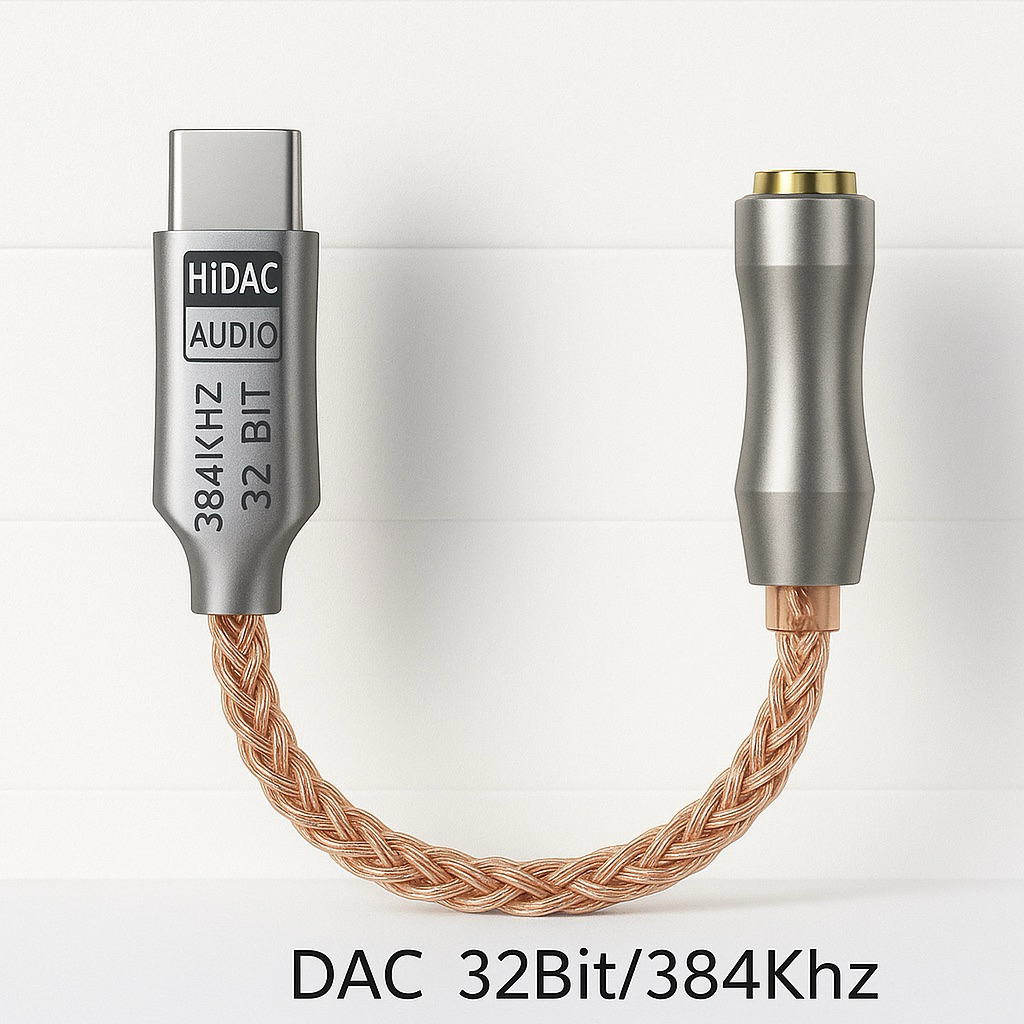DAC USB-C CX-Pro Audio CX31993 – HiFi Headphone Adapter 32bit/384kHz untuk Android, iPhone 15, Lapto