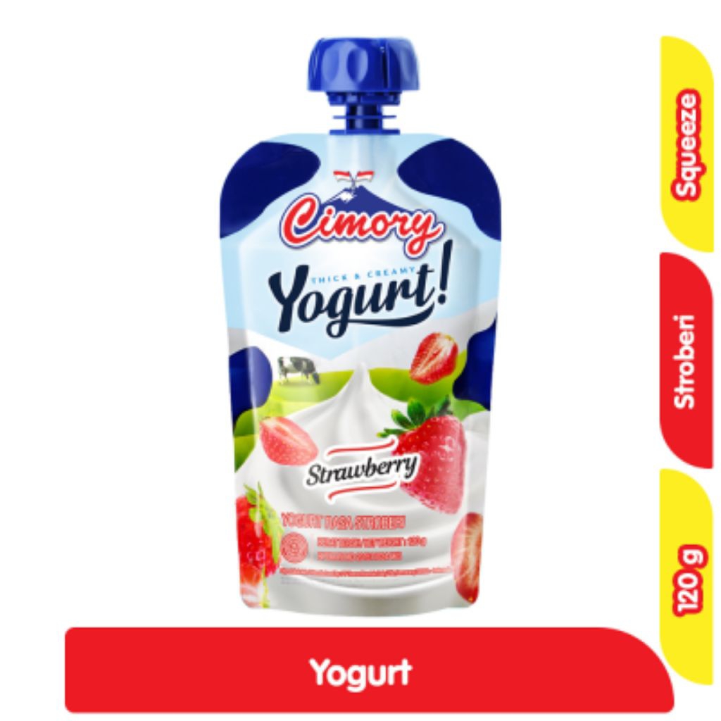 

Cimory Yogurt Squeeze Stroberi 120 g