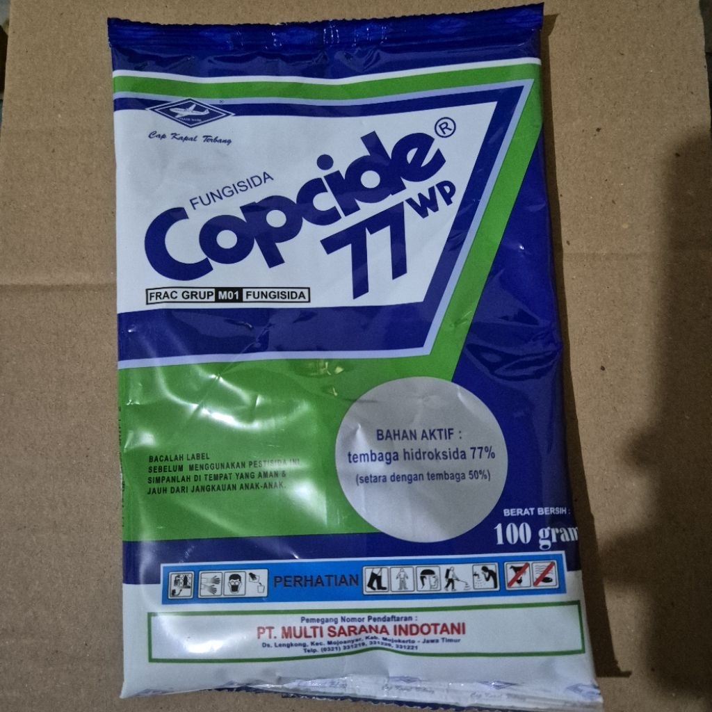 Fungisida Copcide 77WP, 100gr, Tembaga hidroksida 77%
