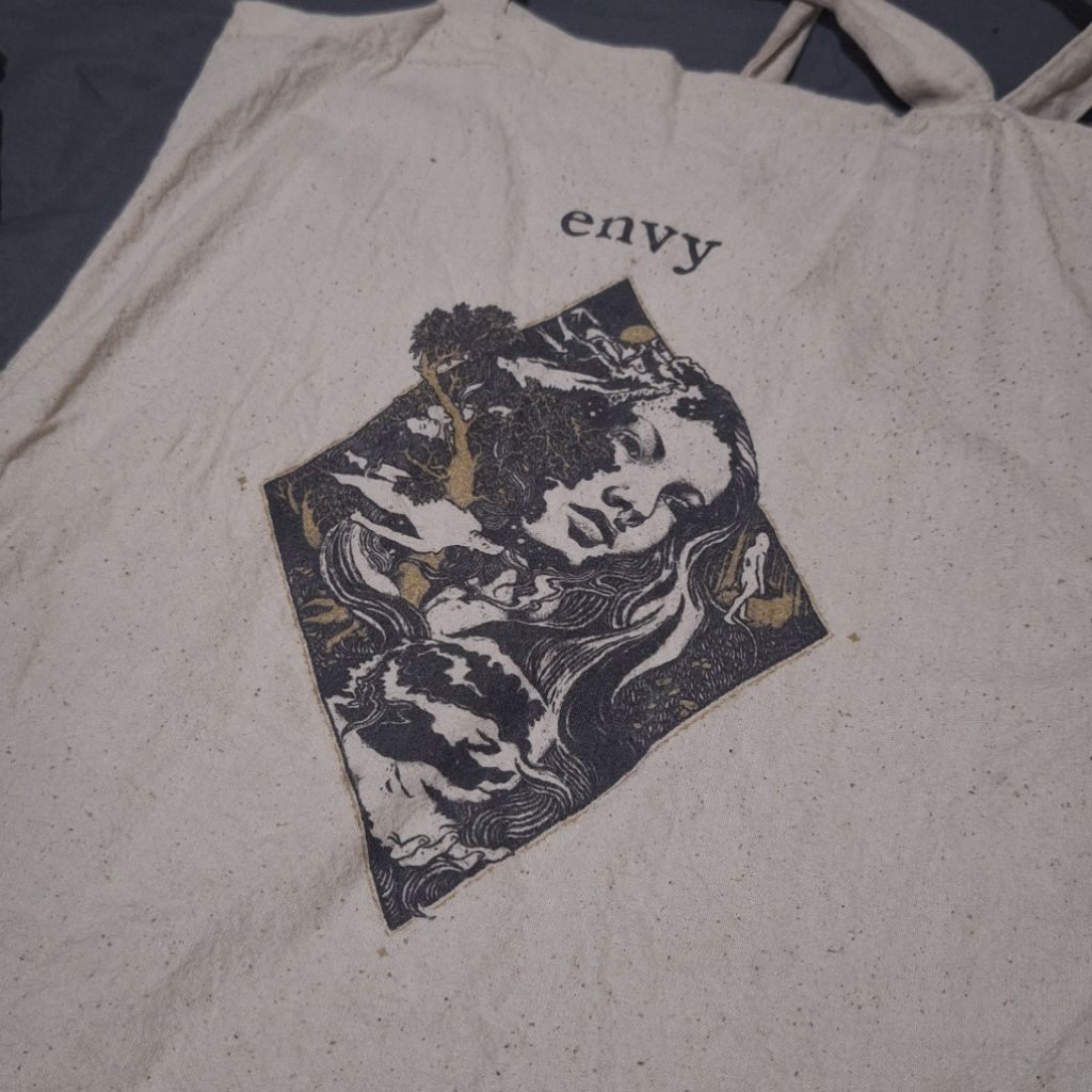 (NEGO) ENVY Japan Jepang Tote Bag Totebag Tas Jinjing Merchandise Official Resmi Band Post-hardcore 