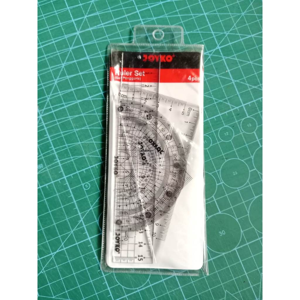 

Penggaris Matematika Set Isi 4 - Joyko RL-PS2