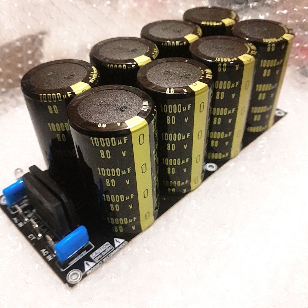 PAKET LENGKAP KIT PCB PSU 4 ELCO 6 ELCO 8 ELCO 80V 10000UF NICHICON BLACK GOLD ORIGINAL