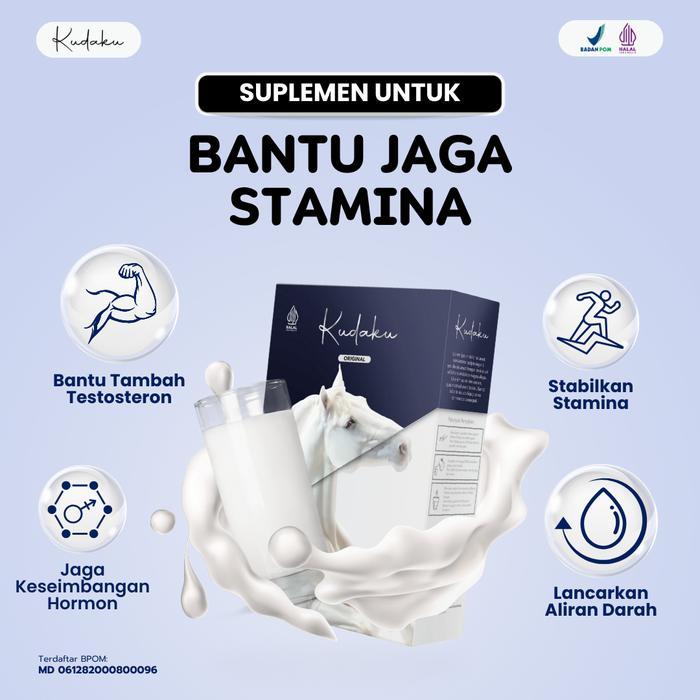 

Kudaku Susu Kuda Bantu Menjaga stamina & Imunitas 200gr BPOM - 1 Box