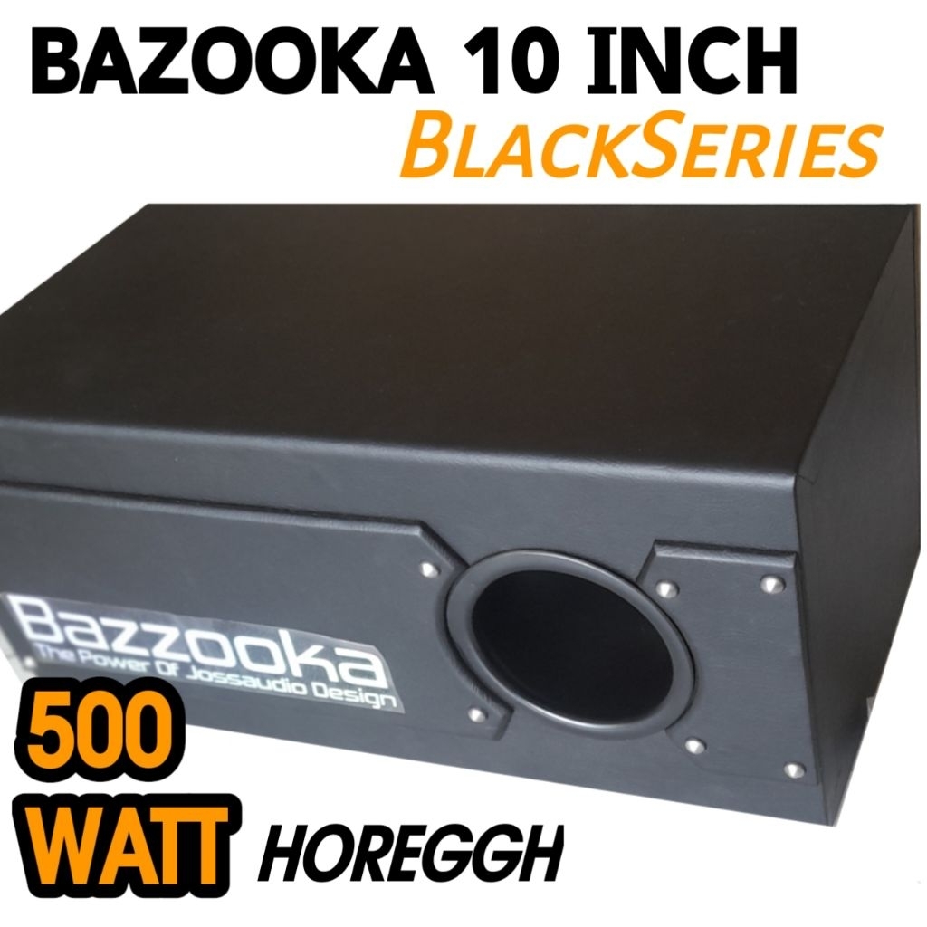 AKTIVE SUBWOOFER BAZOOKA AKTIVE 10 INCH KOMPLET BUAT MOBIL/ RUMAH
