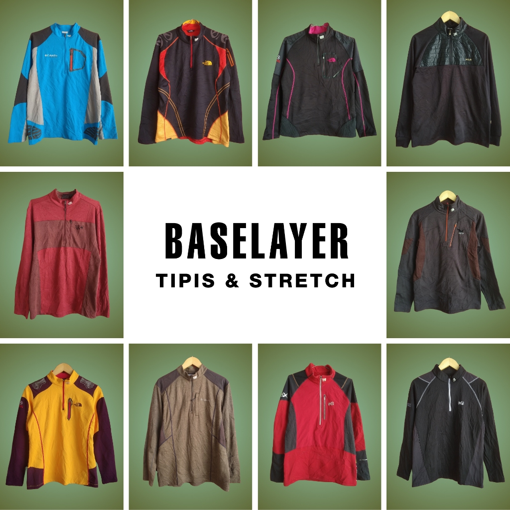 Vol.1 Base Layer Outdoor - Stretch & Tipis | Adventure, Running, Hiking