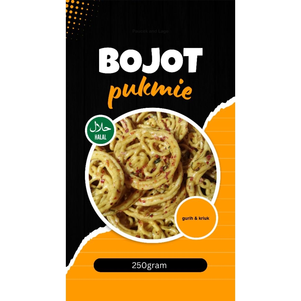 

makanan ringan seblak bojot pukmie gurih kriuk pedas 250gram