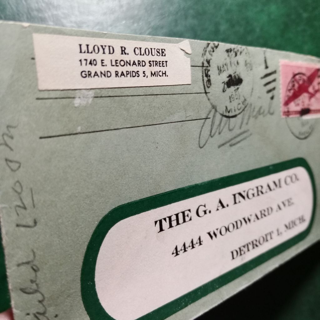 

Cover Surat USA Jadul Airmail Tahun 1951 USED