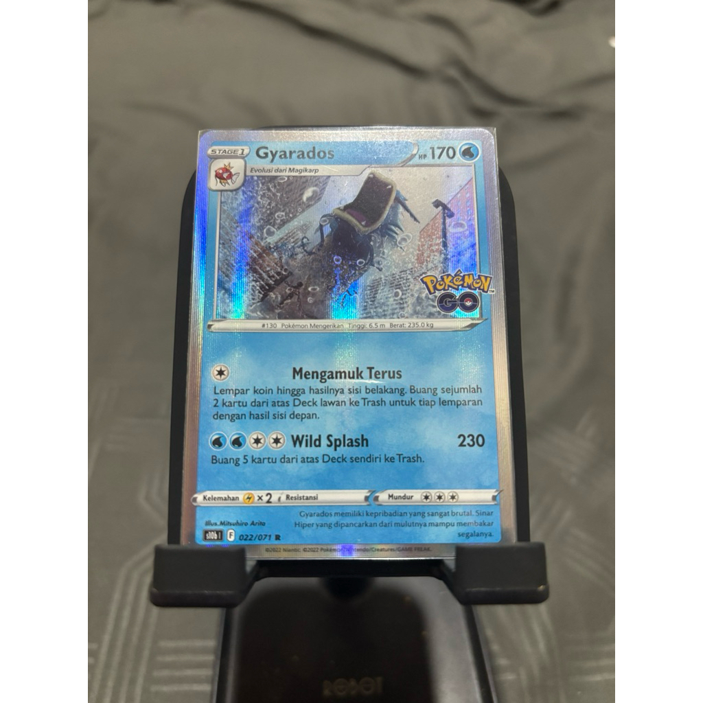Gyarados Pokemon GO foil s10b 022/071
