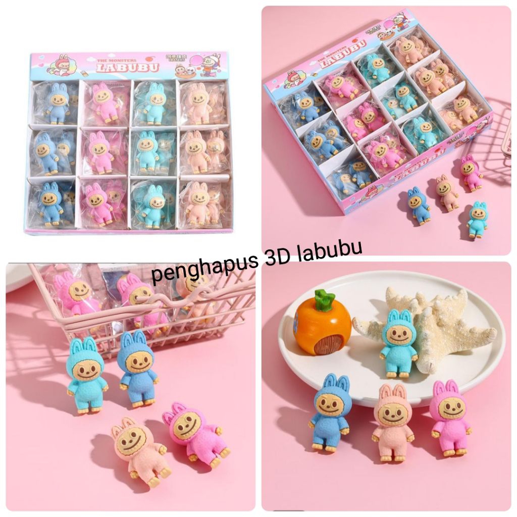 

penghapus kartun lucu labubu 3D | PAKET USAHA