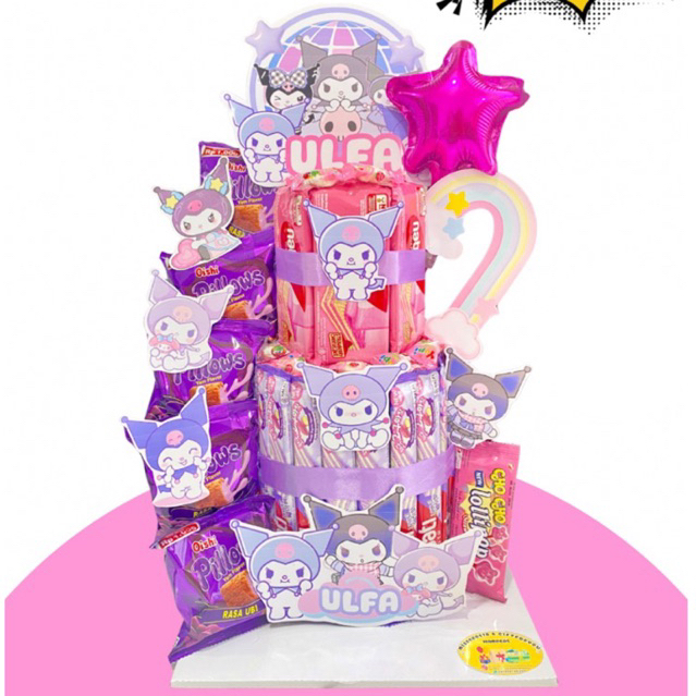 Ready Snack tower pesan dadakan Lucu murah kado hampers tart snack jajan ulang tahun
