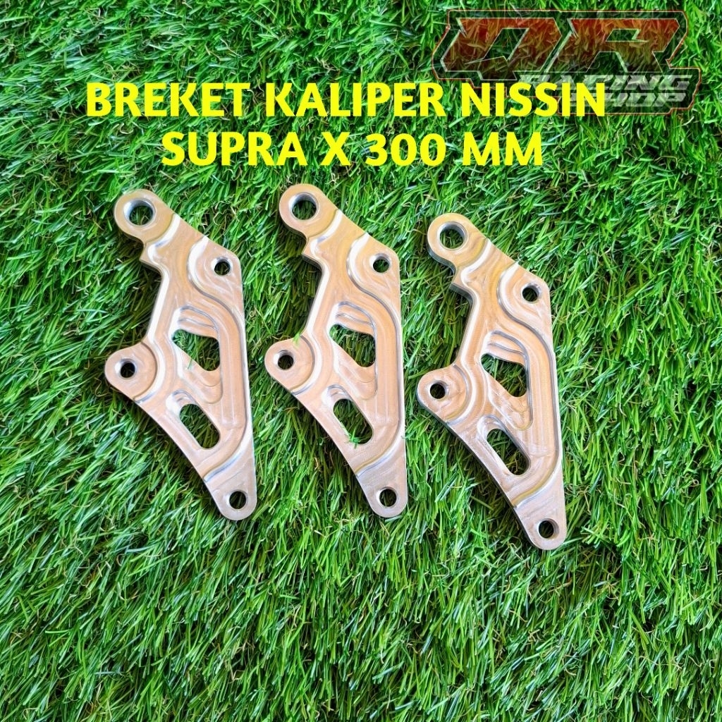 BREKET KALIPER 2P nisin / standar SUPRA / KHARISMA/ SUPRA  x125 disc 300mm 260mm(breketaja)