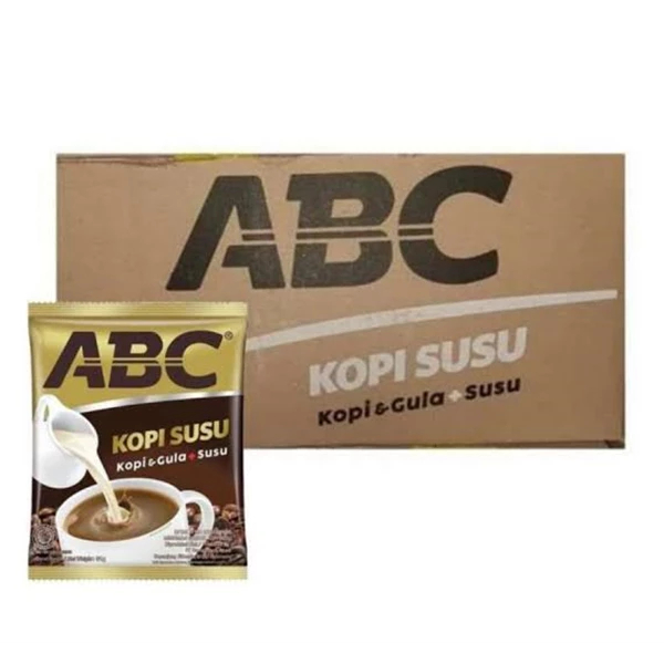 ABC Kopi Susu Kopi & Gula + Susu (1 Dus/12 Renceng/120 Sachet)