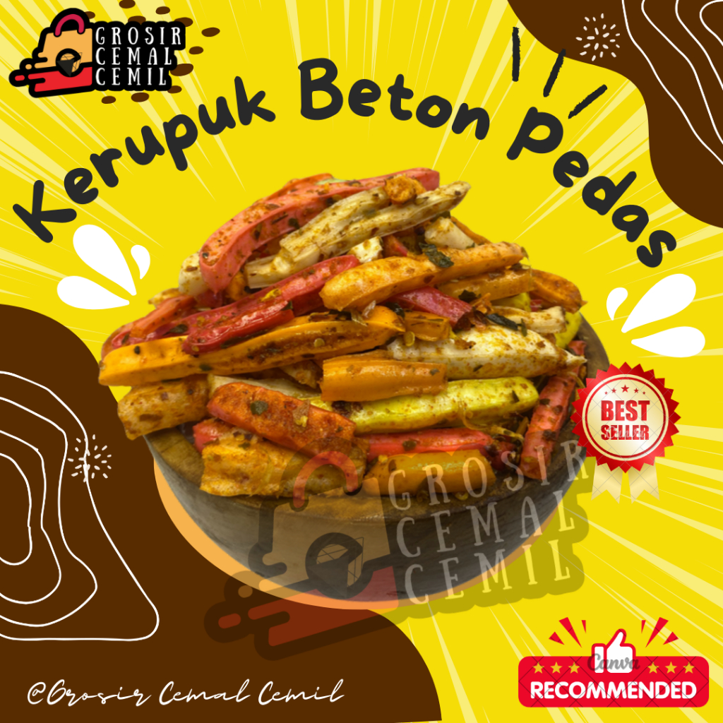

SEBLAK KRUPUK BETON 500 GR PEDAS