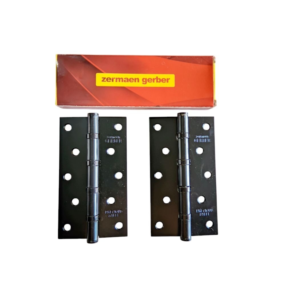 Engsel Pintu Stainless Steel 5" inch GTO BLACK / warna hitam Zemnaen Gerber - Engsel Daun Pintu Teba