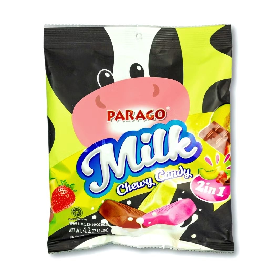 

Parago Milk Chewy CANDY 2 in 1 kemasan 120 gram