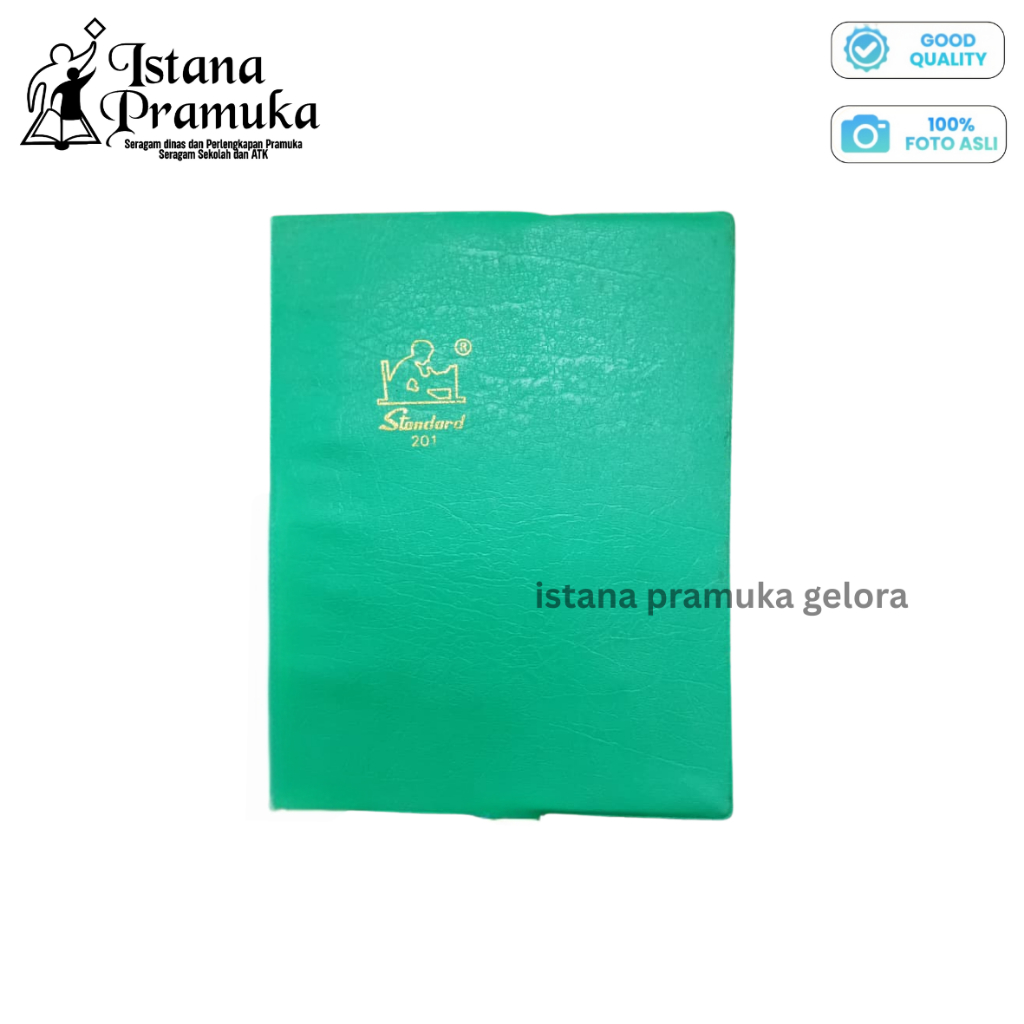 

Buku Tulis Kwarto Standard 201 isi 100 Lembar Quarto A5 Notebook Hard Cover - Istana Pramuka