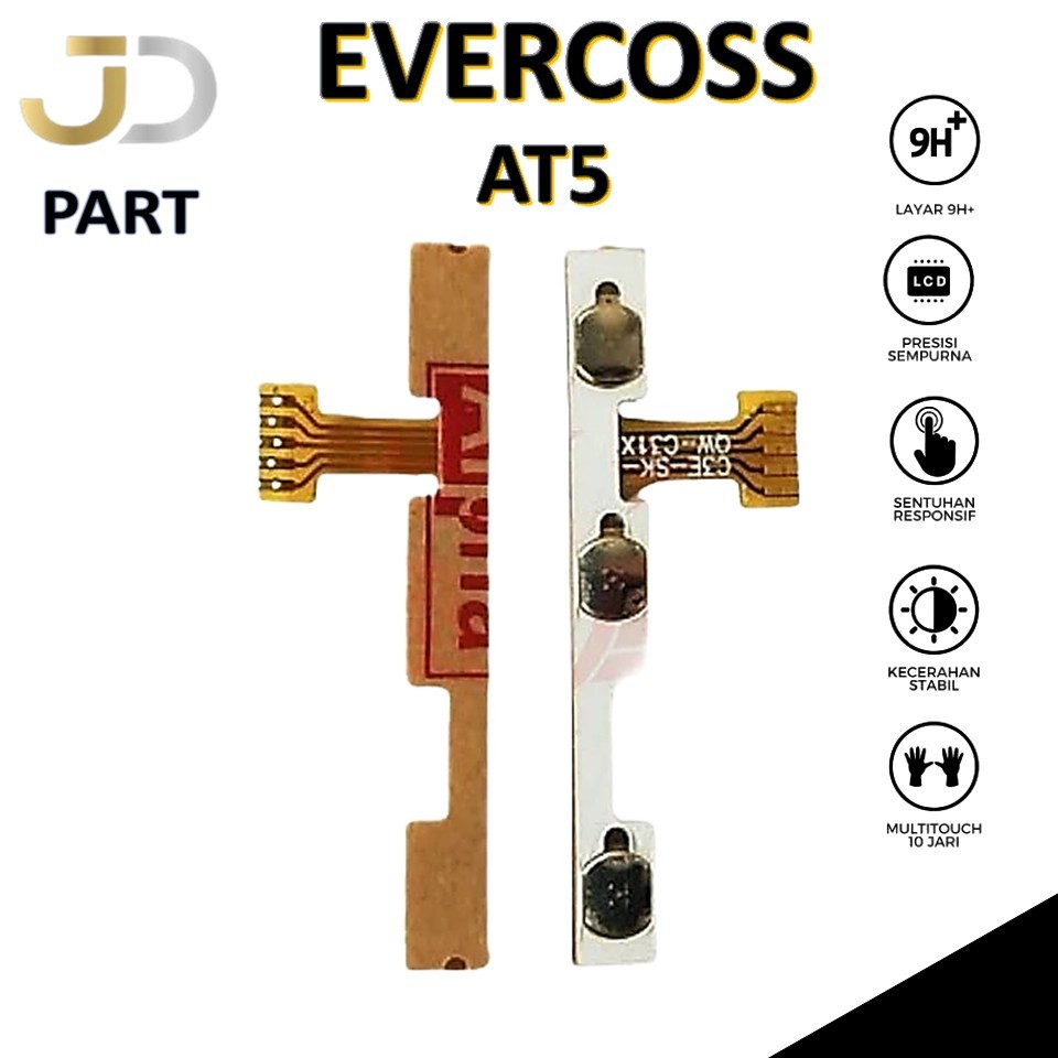 FLEXIBEL ON / OFF + VOLUME EVERCOSS AT5 ORIGINAL