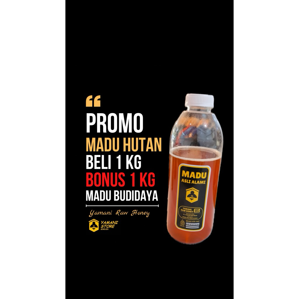 

MADU HUTAN ASLI BELI 1 KG + BONUS 1 KG BERSERTIFIKAT
