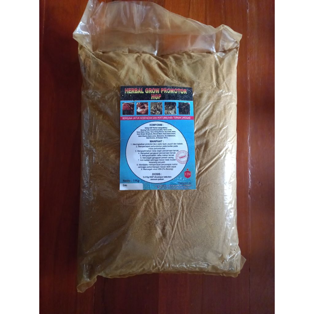 herbal grow promotor (HGP) multivitamin herbal untul unggas