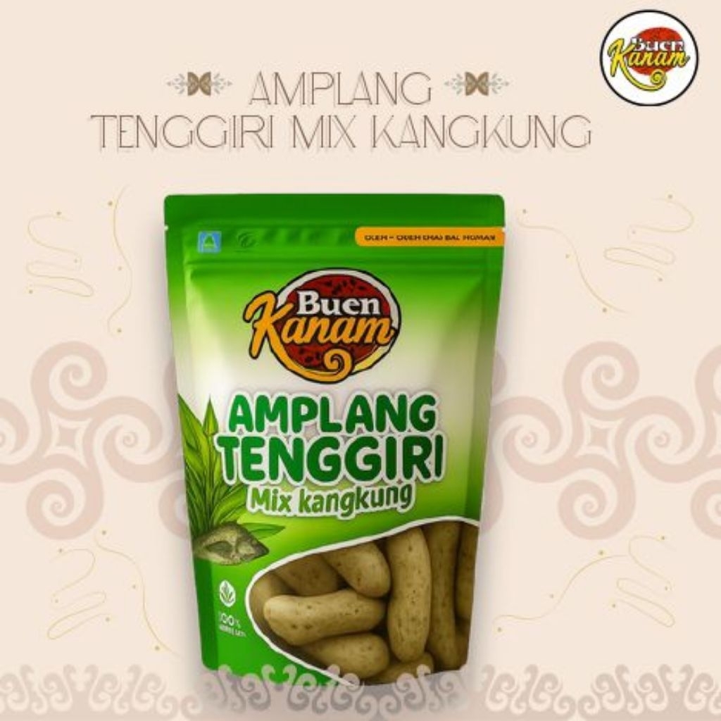 

Amplang Tenggiri mix Kangkung
