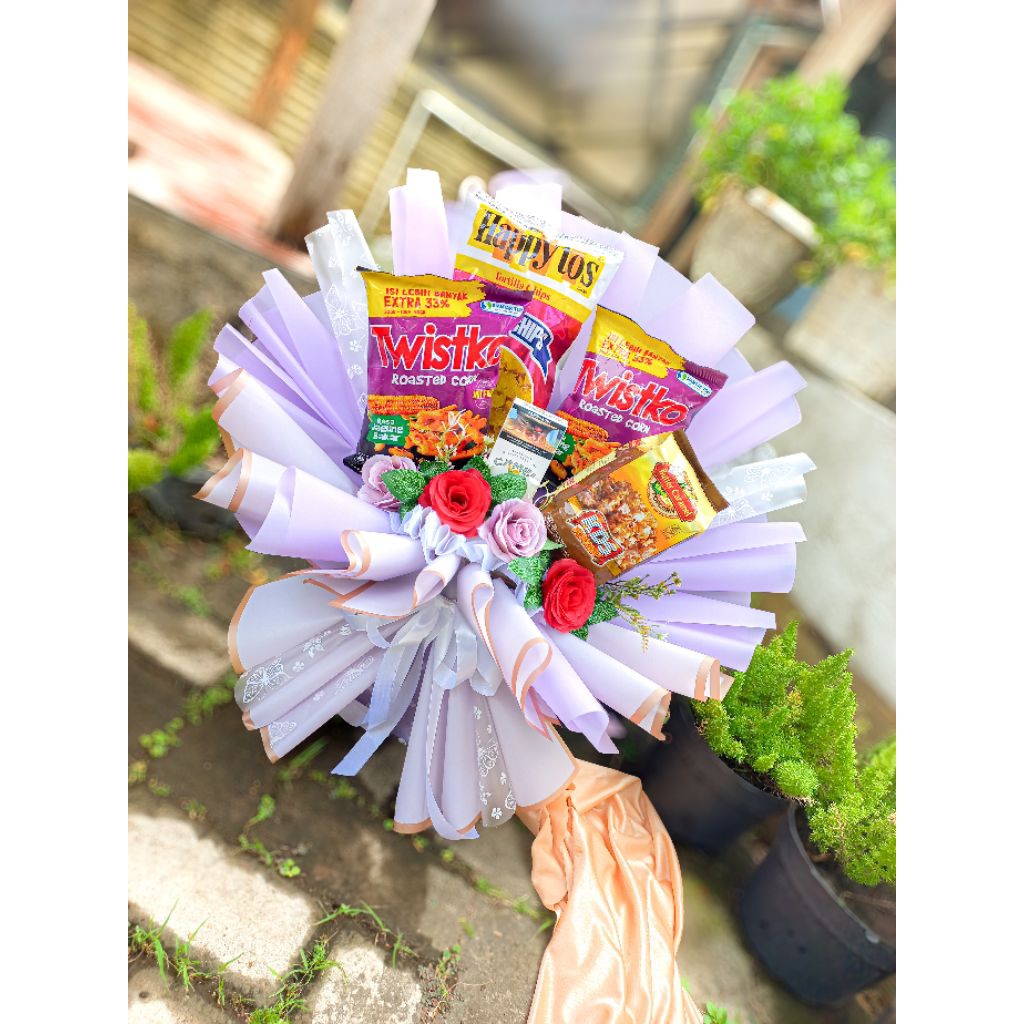 buket snack mix rokok