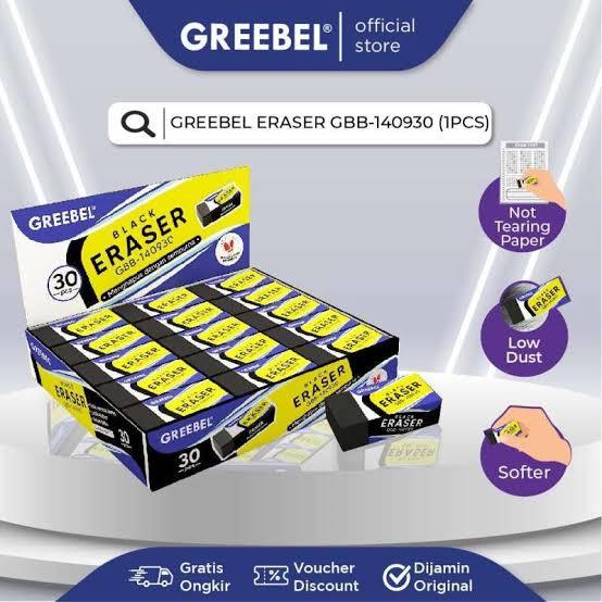

GREEBEL BLACK ERASER GBB-140930 | PENGHAPUS HITAM
