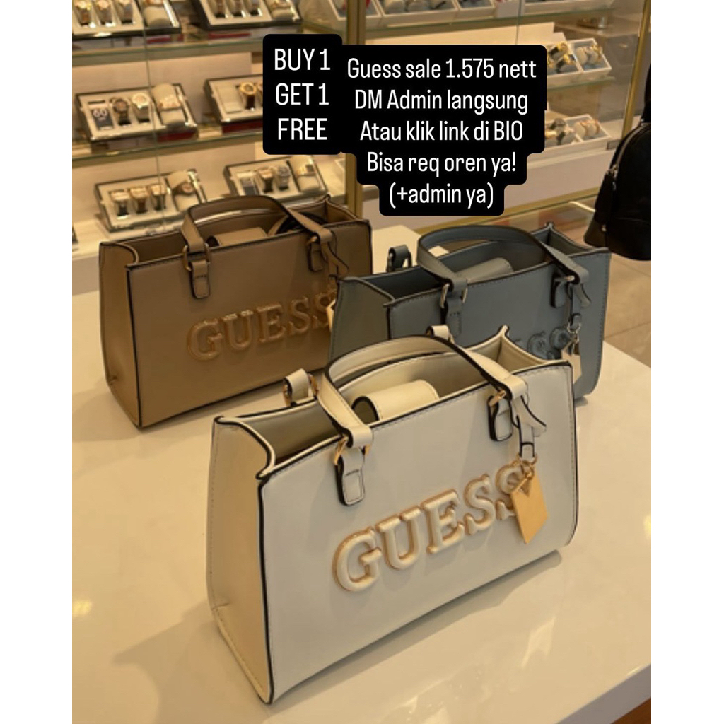 Promo sale discount diskon Tas wanita guess original