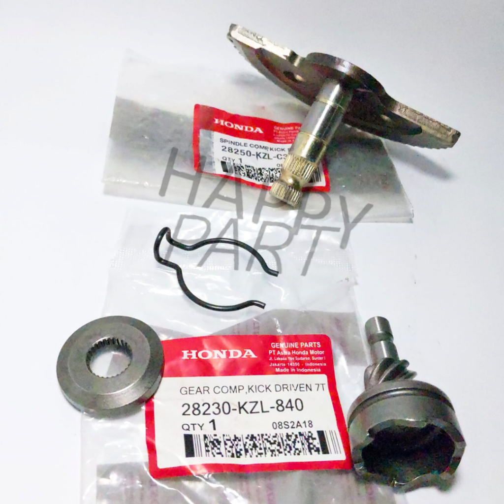 KZL gigi pinion kick selah beat fi + As selah engkol Stater Beat FI Spacy Scoopy F1 K25 KZL honda