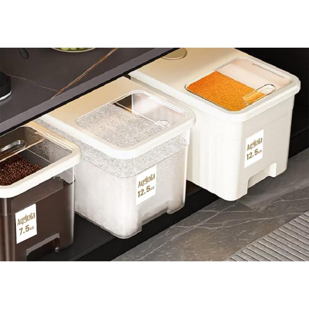 DISPENSER BERAS ESTETIK SLIM TEMPAT WADAH PENYIMPANAN BERAS MEWAH -wigjkt