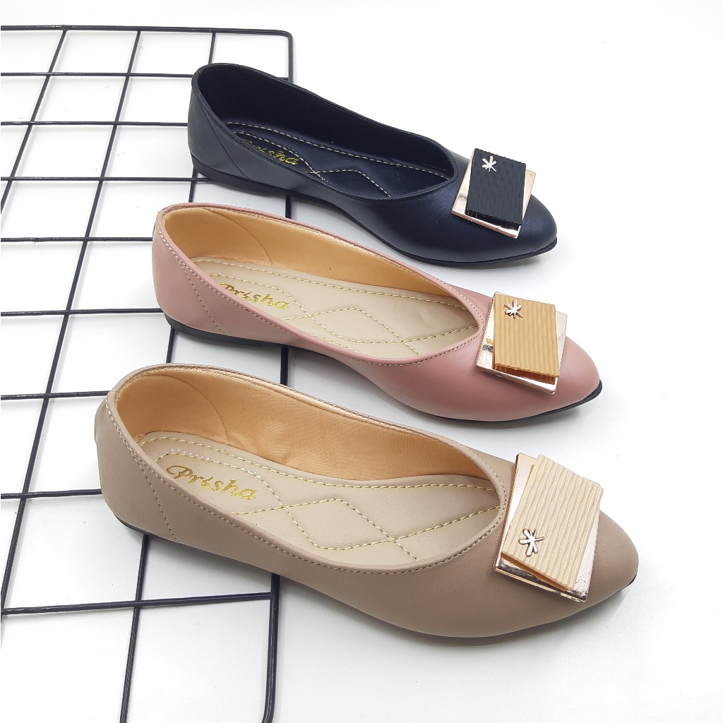 PRISHA Sepatu Flat Formal Looks Wanita Terbaru dan Kekinian