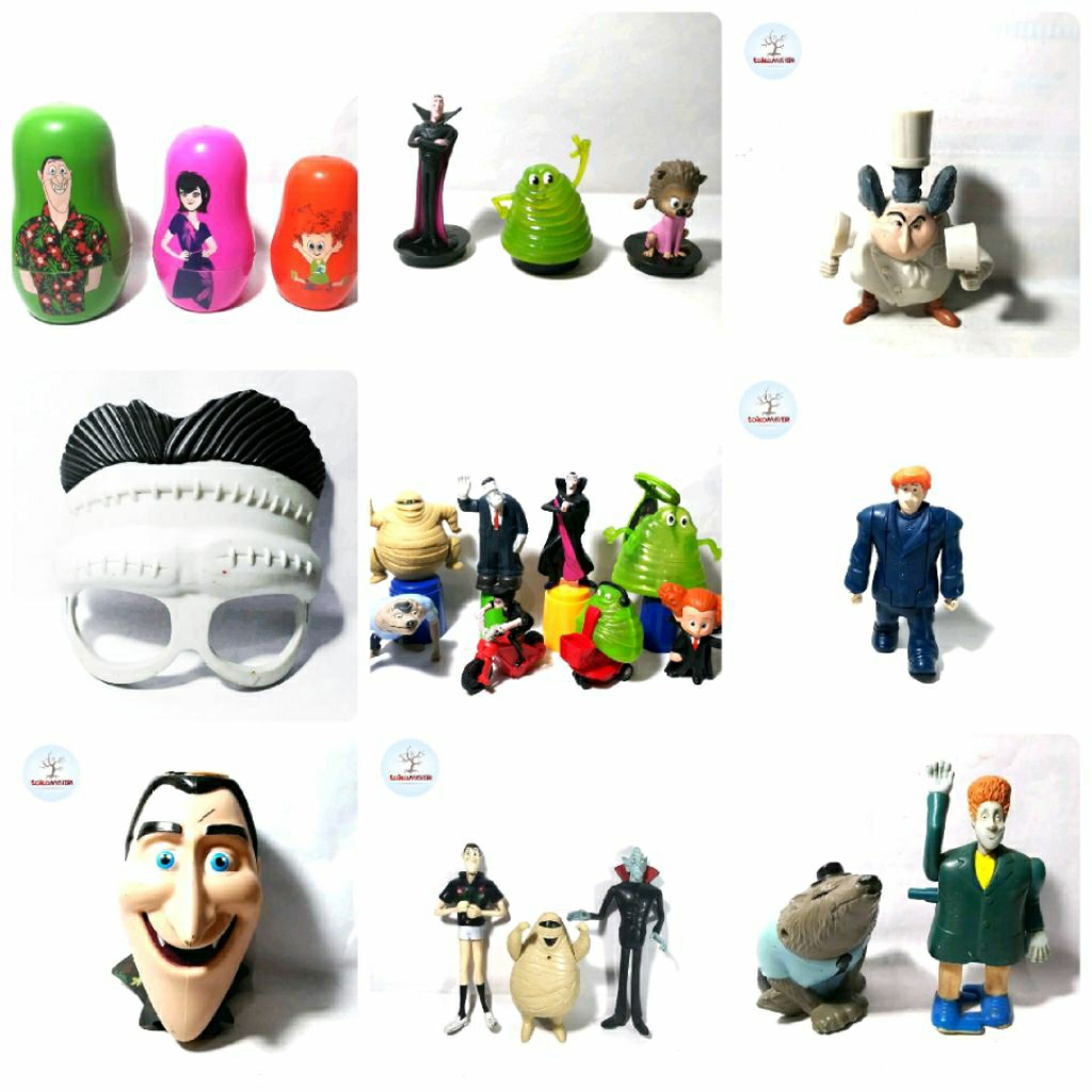 Topper Tumbler Topeng Monster Jonathan Johny Dual Changing Change Face Frankenstein Frank Vlad Count