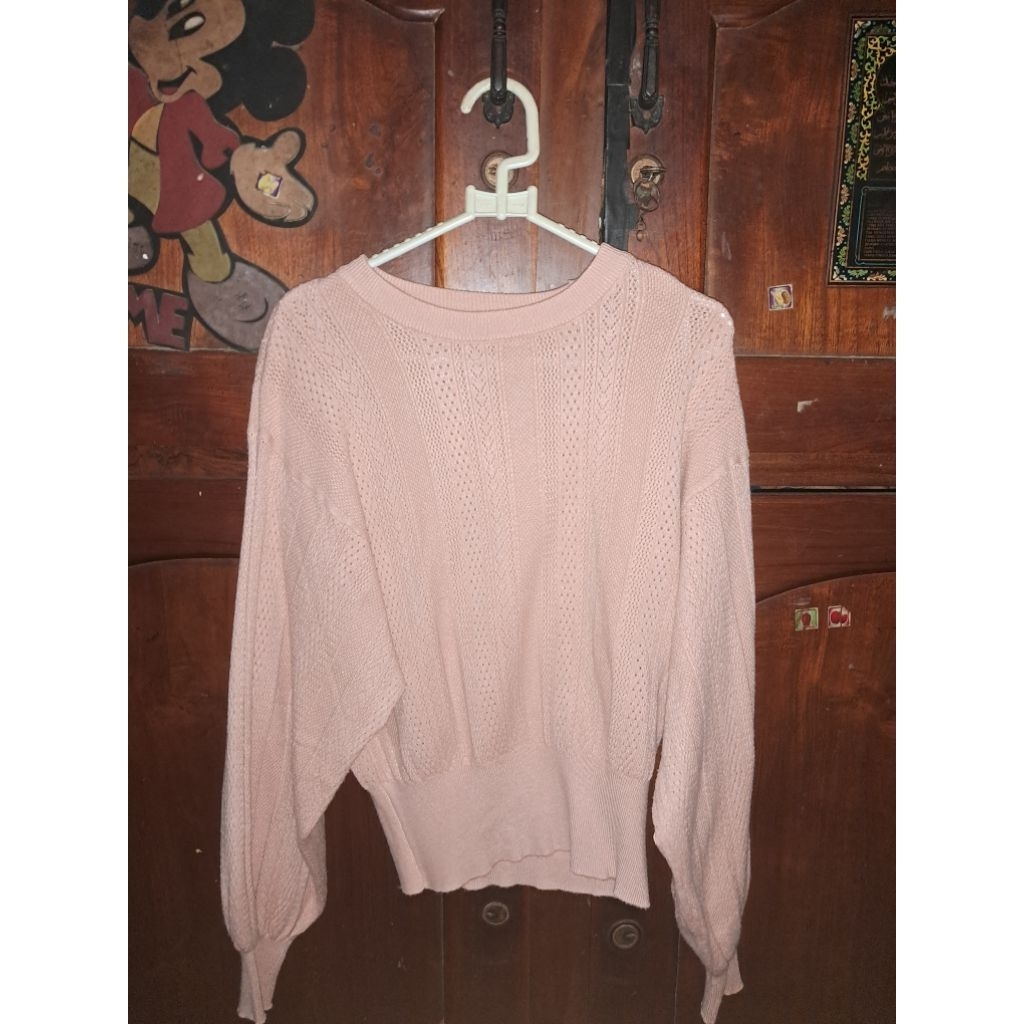 Preloved Crop Rajut Ld 110