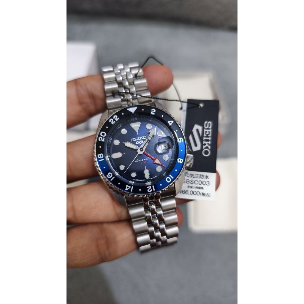 SEIKO SBSC003 GMT BATMAN JDM NOT SSK003