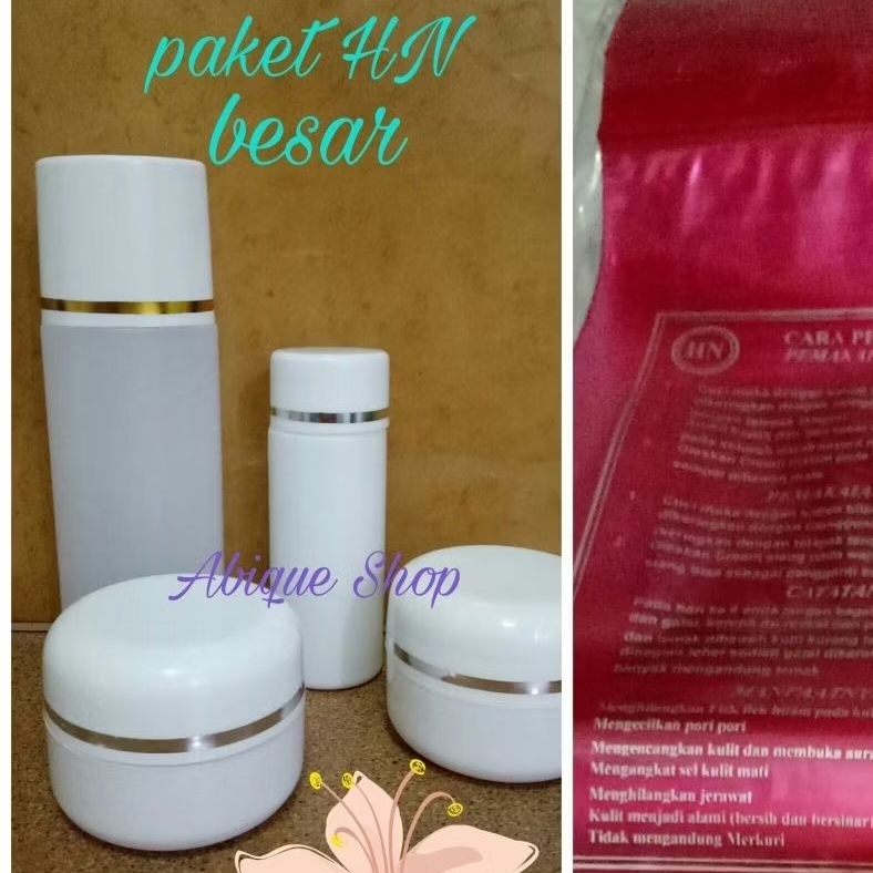 paket botol hn / wadah kosmetik cream 30gr