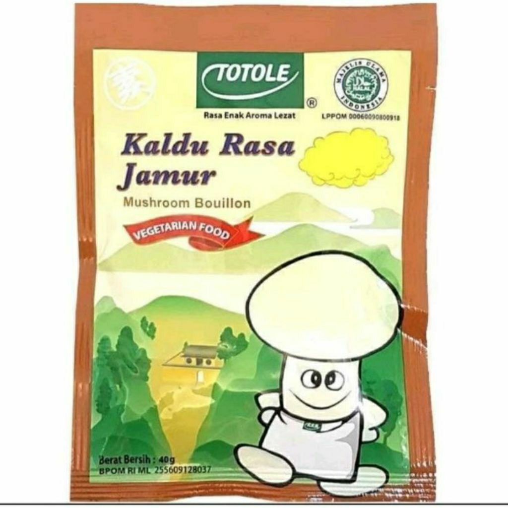 

TOTOLE KALDU JAMUR 40gr - KALDU VEGETARIAN / VEGAN - MOKUCING - MUSHROOM BOUILLON