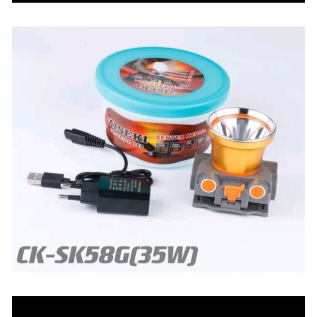 Terlaris Senter Kiseki CK-SK58G Putih 35Watt Charger Terbagus