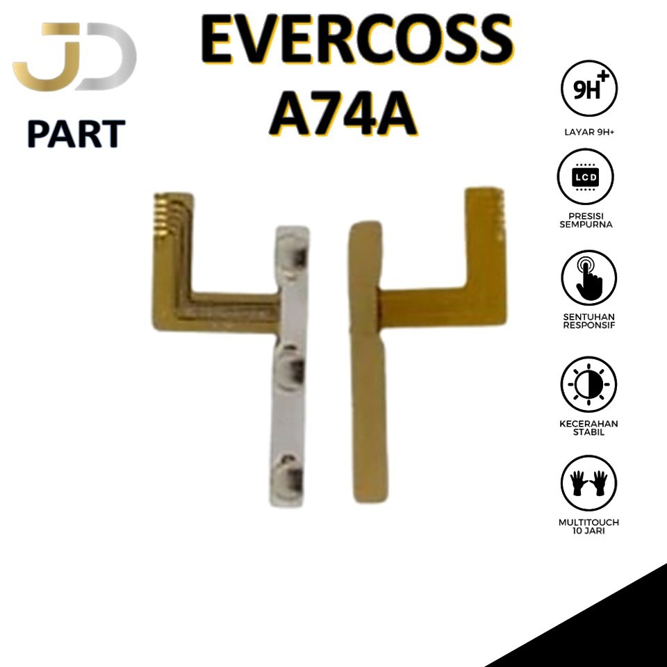 FLEXIBEL ON / OFF + VOLUME EVERCOSS A74A ORIGINAL