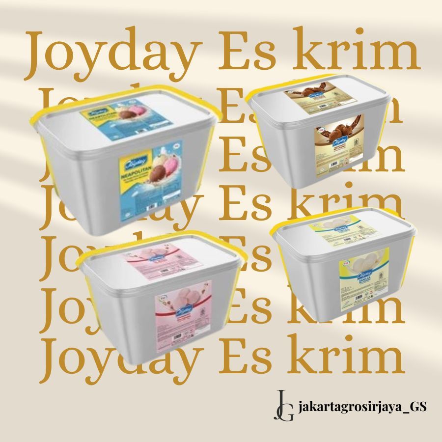 

Joyday Ice Cream neapolitan Bucket 8L - Es Krim Ember