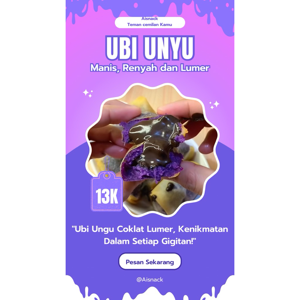 

UBI UNYUU COKLAT LUMER BY AISNACK