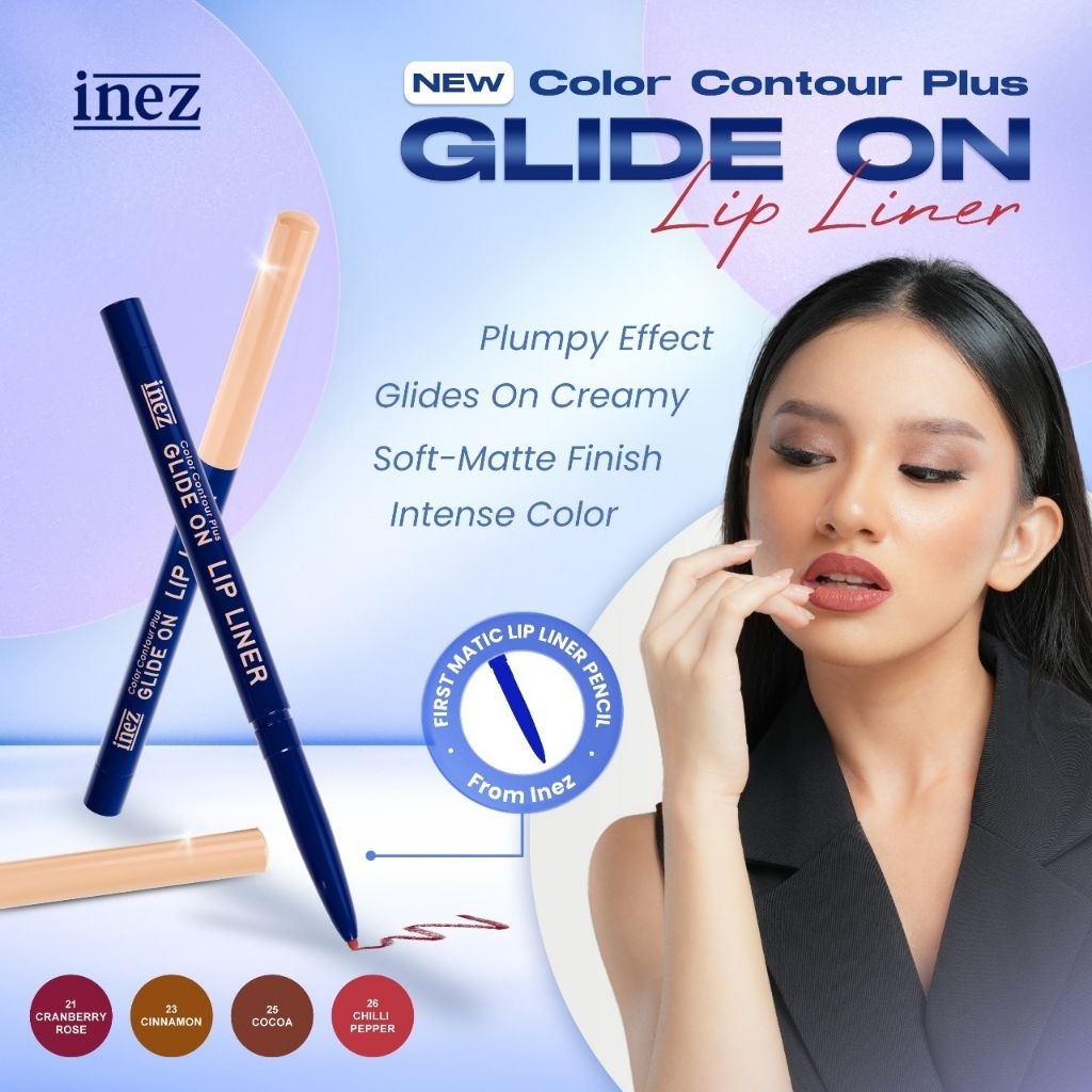 INEZ- Glide On Lip Liner/ Lip Liner /Lip Liner Inez