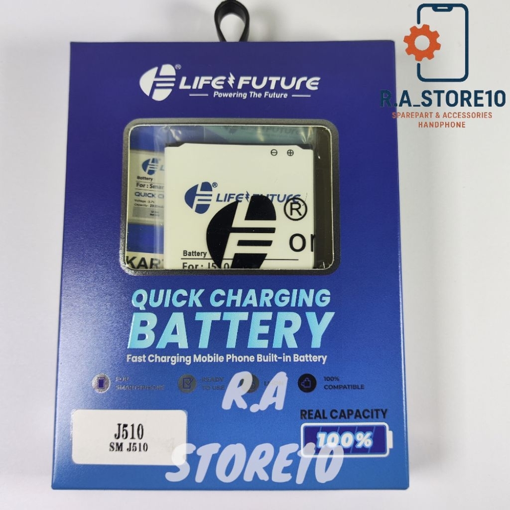 Baterai Double Power LIFE FUTURE Samsung J510 GALAXY J5 2016 Battery Batteray DP ic Original Batre
