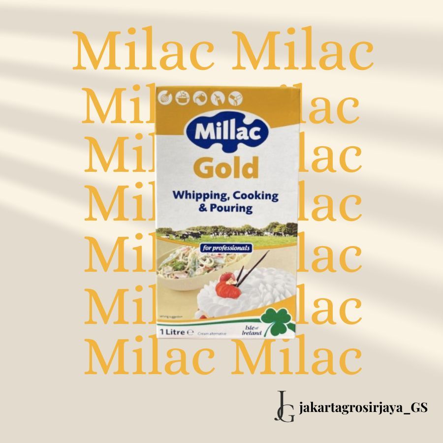 

Milac Gold Whipping Cream 1 Liter / Millac Gold Whip Whipping Cream 1 Liter