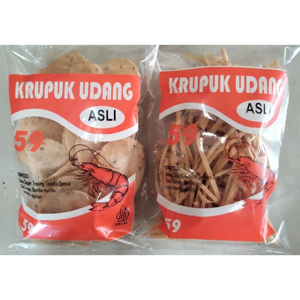 

Kerupuk Udang Asli Pontianak / Kerupuk Udang 59 / Prawn Crackers / Krupuk Udang / Oleh oleh Khas Pontianak / Kerupuk Mentah