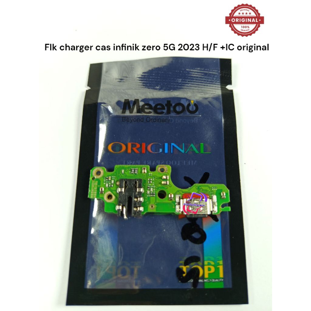 FLKSIBEL CHARGER CAS PAPAN CAS MEETO TOP 1 HP INFINIK ZERO 5G 2030 } H/F + IC ORIGINAL