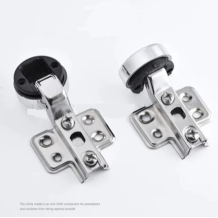 Engsel Sendok Pintu Lemari Etalase Kaca Rack Rak Tempat Dekorasi Premium Quality