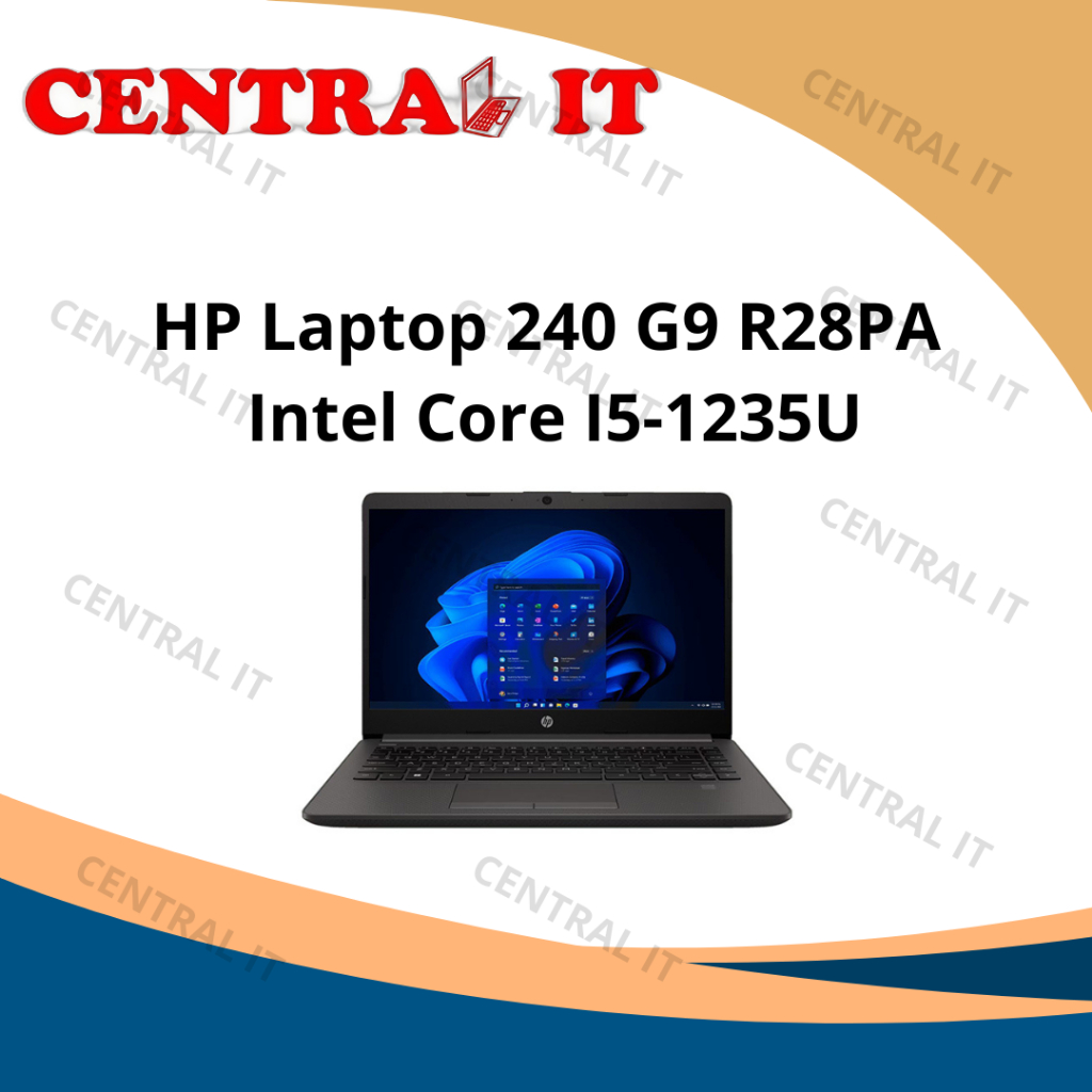 HP Laptop 240 G9 R28PA Intel Core i5-1235U 8GB RAM 512GB SSD Windows 11 Home Layar 14 Inci Full HD K