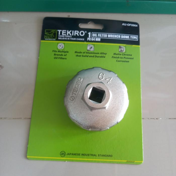 Tekiro kunci filter oli 64 mm untuk mobil Avanza CRV lama dan city